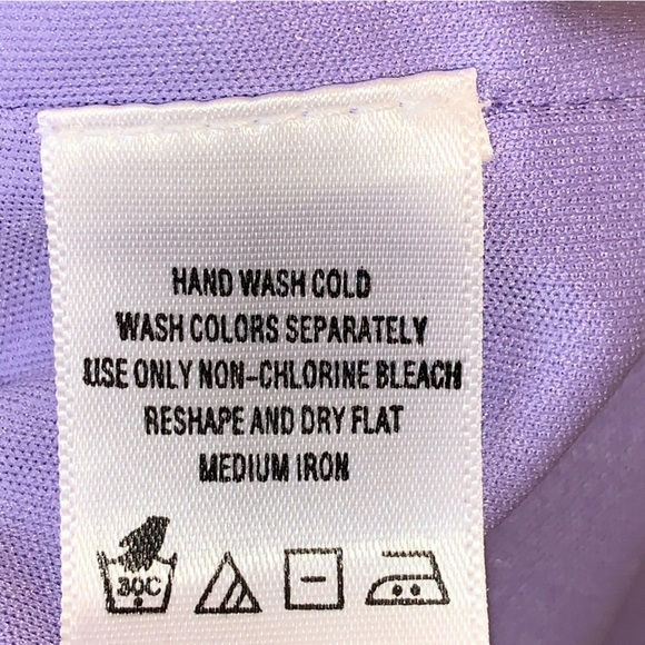 Crochet Open Knit Sweater Women’s L Lavender Purple Roamans Boho Beach Whimsy - Picture 6 of 6